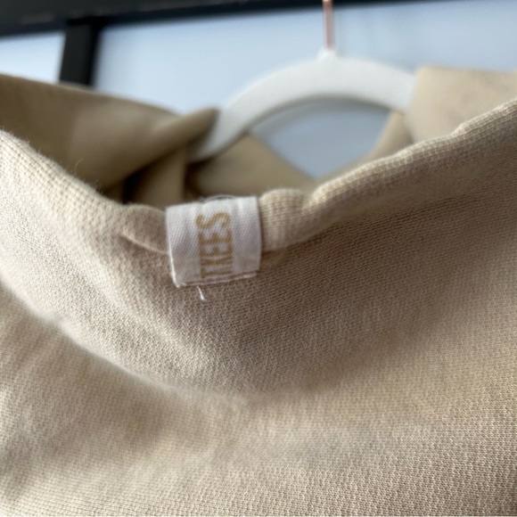 [3] TKEES Beige Core Hoodie 100% Cotton Heavyweight Hoodie Made In Canada - Picture 11 of 13